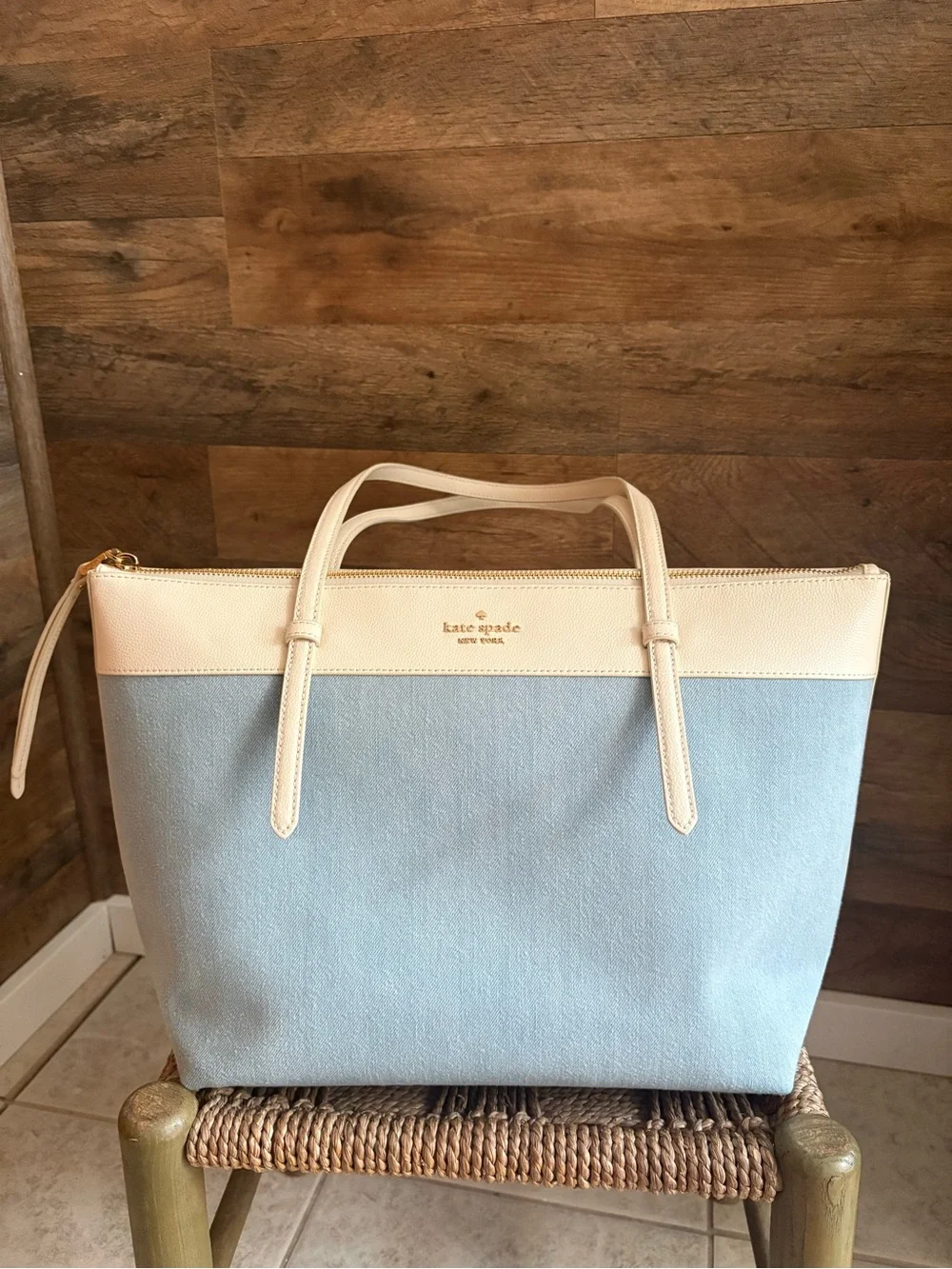 Kate Spade All Day Denim Tote Bag - NWT